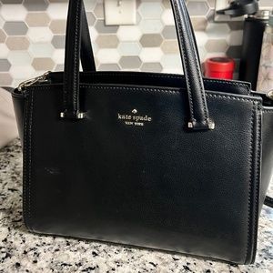 Kate spade black Geraldine satchel crossbody bag